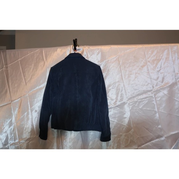 Alfred Dunner Women Size 10 Petite Jacket, Blue Corduroy - Picture 8 of 10